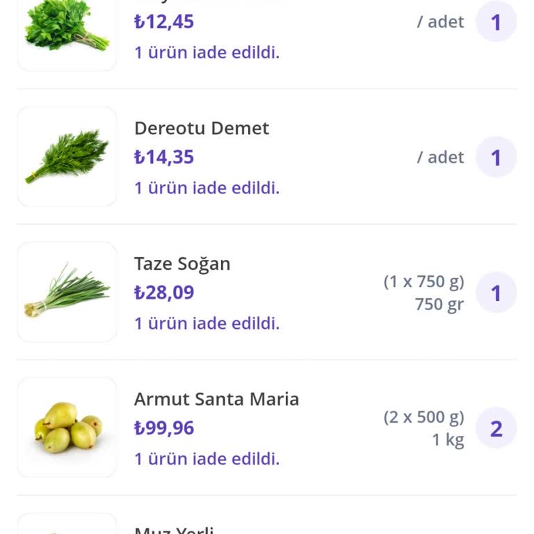 Bozuk Ürünler Ve Eksik İade: Getir Çarşı'da Hayal Kırıklığı