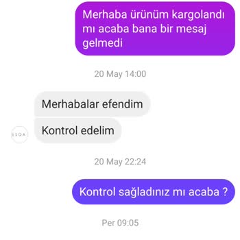 Sipariş Sonrası İletişimsizlik Ve Bilgilendirme Eksikliği