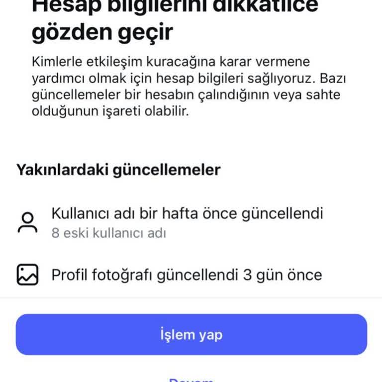 Instagram'da Haksız Sahte Hesap Uyarısı Sorunu