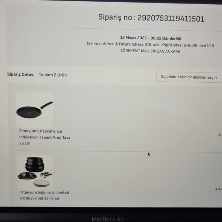 Tefal Siparişim 11 Gündür Kargoya Verilmedi, Bilgi Almakta Zorluk Yaşıyorum