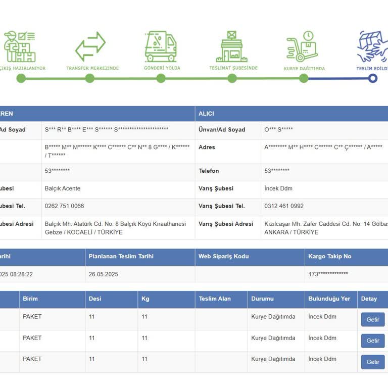 Kargo Görevlisinin Paketi Yol Ortasında Bırakıp Yardımcı Olmaması