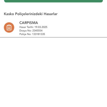 İki Ayda Değişmeyen Tampon Ve Doğa Sigorta'nın İlgisizliği