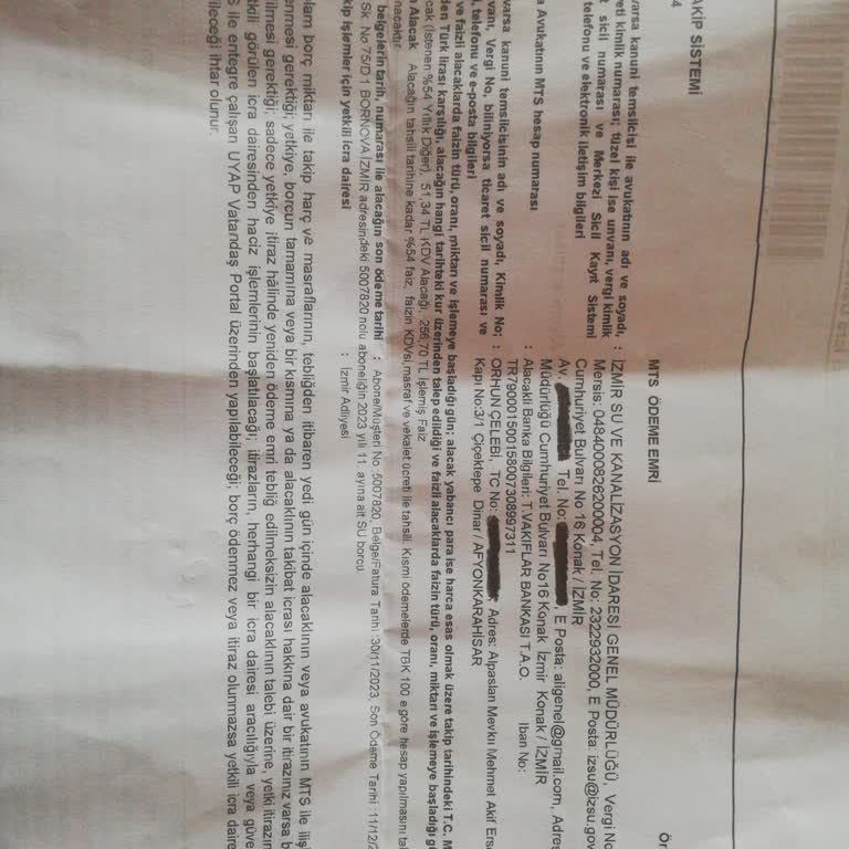 İptal Edilen Abonelikten Yıllar Sonra Gelen Su Faturası Ve İlgisizlik