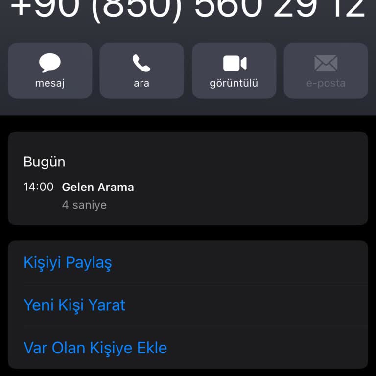 Onay Almaya Yönelik Şüpheli Telefon Araması