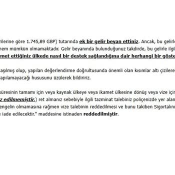 Vize Reddi Teminatı Ödenmedi, Müşteri Mağdur Edildi