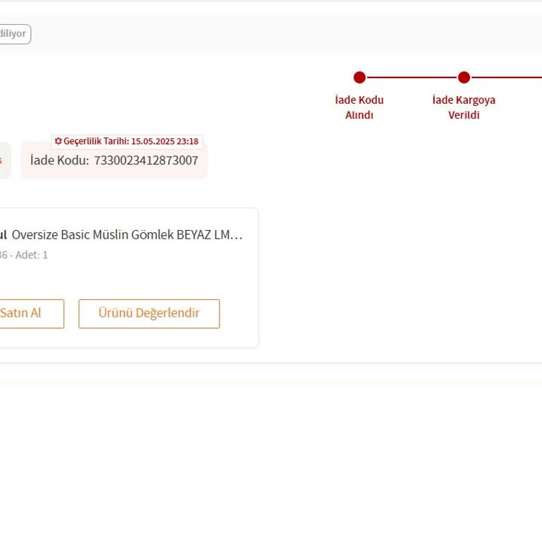 İade Sürecinde Yaşanan Gecikme Ve İlgisiz Satıcı