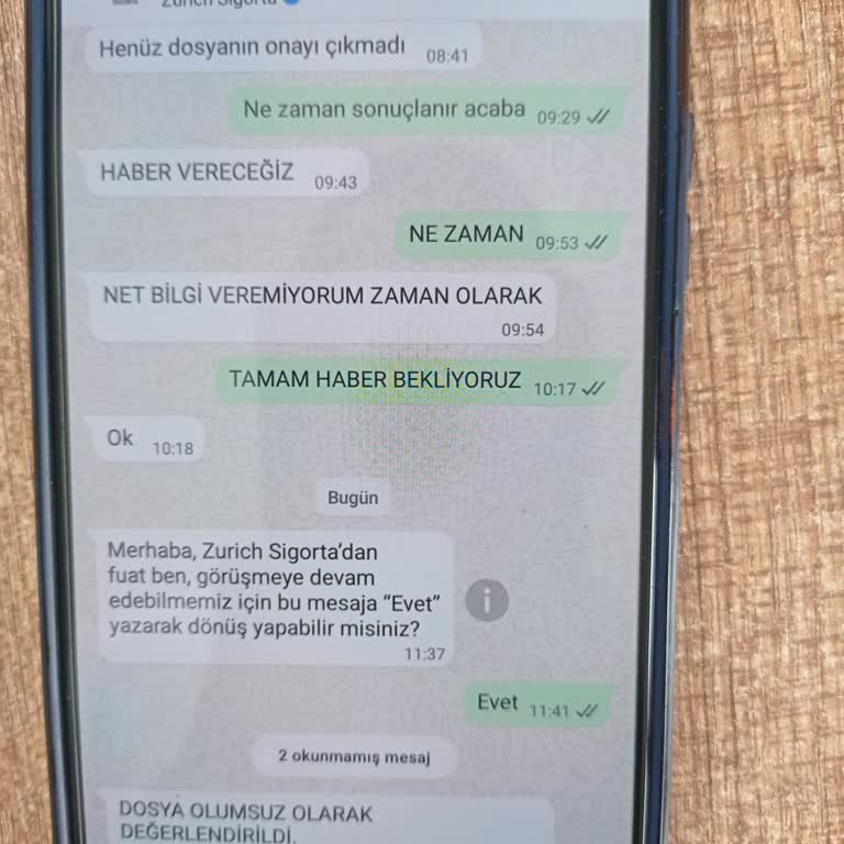 Kasko Hasarımda Haksız Sorgulama Ve Yetersiz Destek
