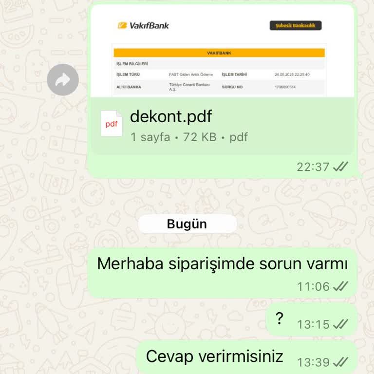 Sipariş Sonrası İletişimsizlik Ve Kayıp Sipariş Sorunu