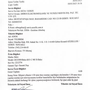 Beko Crystal Pro X 4K TV'de Üretim Kaynaklı Panel Ve Kasa Çatlakları: İade Veya Değişim Talebi