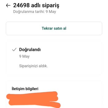 Sipariş Teslim Edilmedi, Firmaya Ulaşamıyorum