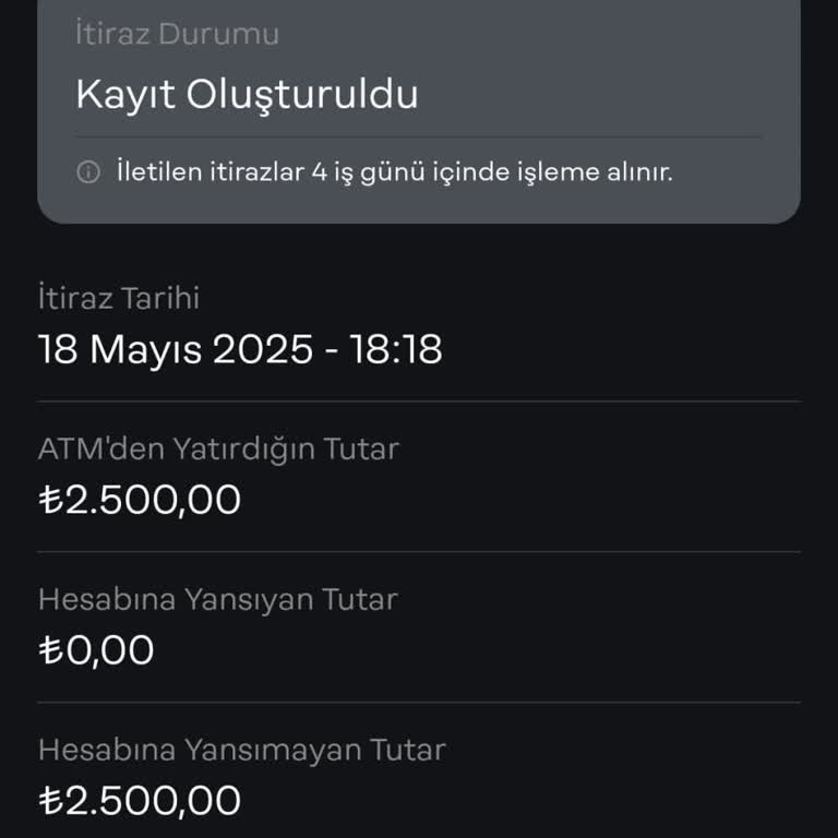 ATMde Yatırdığım Para Kayboldu 8 Gündür Çözüm Bekliyorum