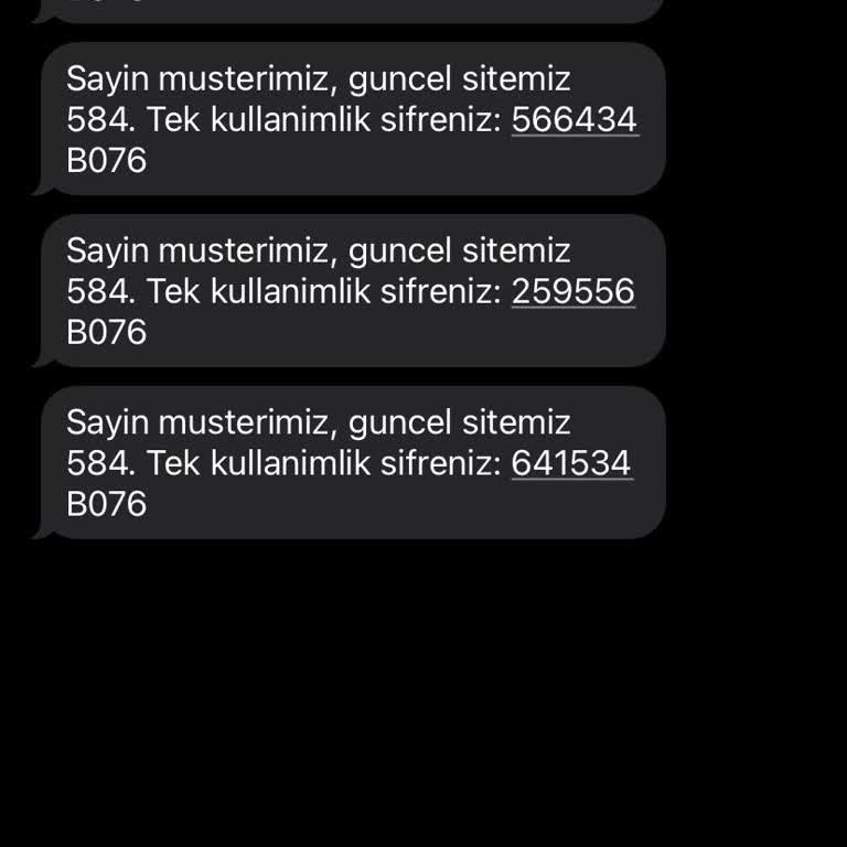 Authentify Bilgim Dışında Gelen Şifre Ve Numaramın İzinsiz Kullanılması Endişesi