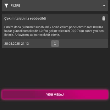 Kazandığım Bakiyenin Ödenmemesi Ve Hesabımın Kapatılması Mağduriyet Yarattı