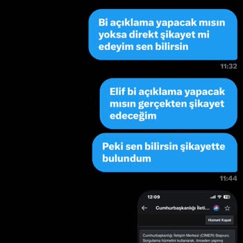 Aldığım Hizmetin Sağlanmaması Ve Hesap Denetimi Talebi