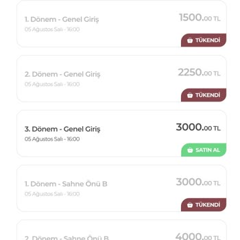 Yanlış Kategori Bilet Satışı Sonrası İptal Talebime Hızlı Destek Bekliyorum