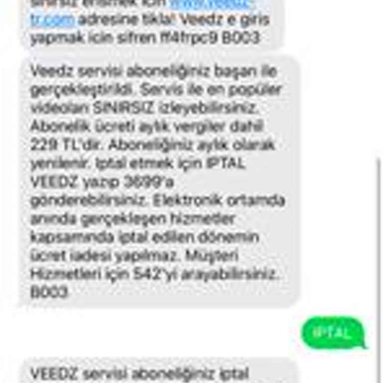 Onayım Olmadan Başlatılan Abonelik Ve Paramın İadesi
