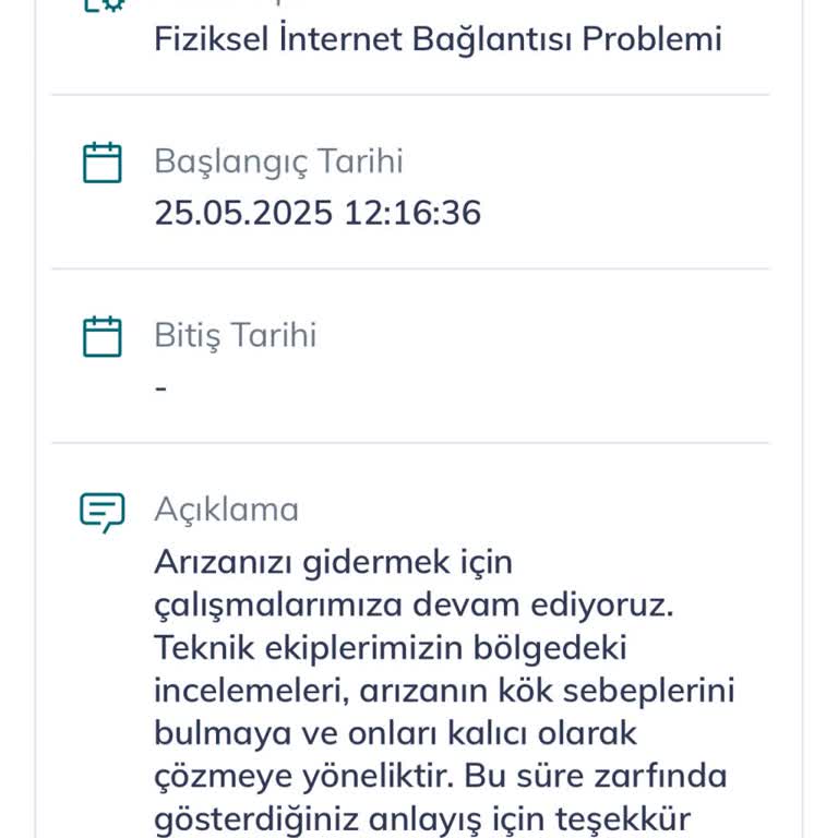 İnternet Arızası 2 Gündür Çözülemiyor, Müşteri Hizmeti Yetersiz