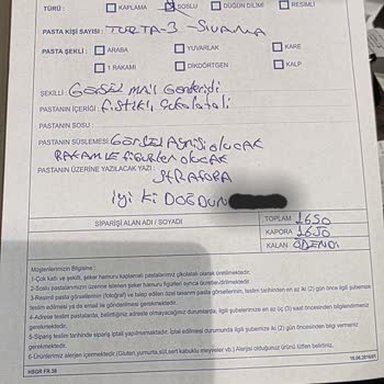 Pasta Siparişinde Kişi Artışı İçin Sürpriz Ekstra Ücret Talebi