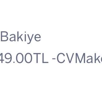 CV Marker'dan Habersiz Aylık Ücret Kesintisi Ve İade Talebi