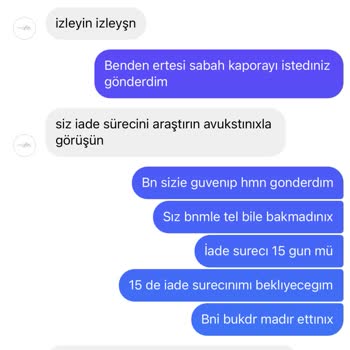 Sipariş Sonrası Ne Kargo Gönderildi Ne De Para İadesi Yapıldı, Mağdur Edildim