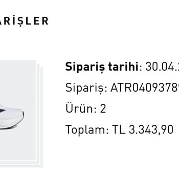 Adidas İade Ve Değişim İşlemlerim 14 İş Günüdür Sonuçlanmadı