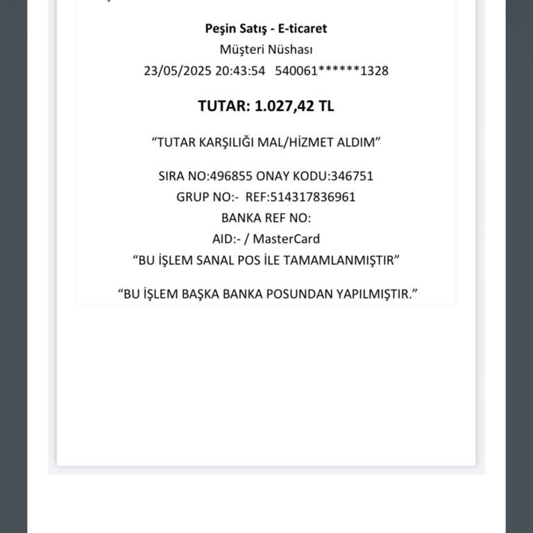 Ödeme Alındı Siparişim İptal Edildi Mağduriyet Yaşıyorum