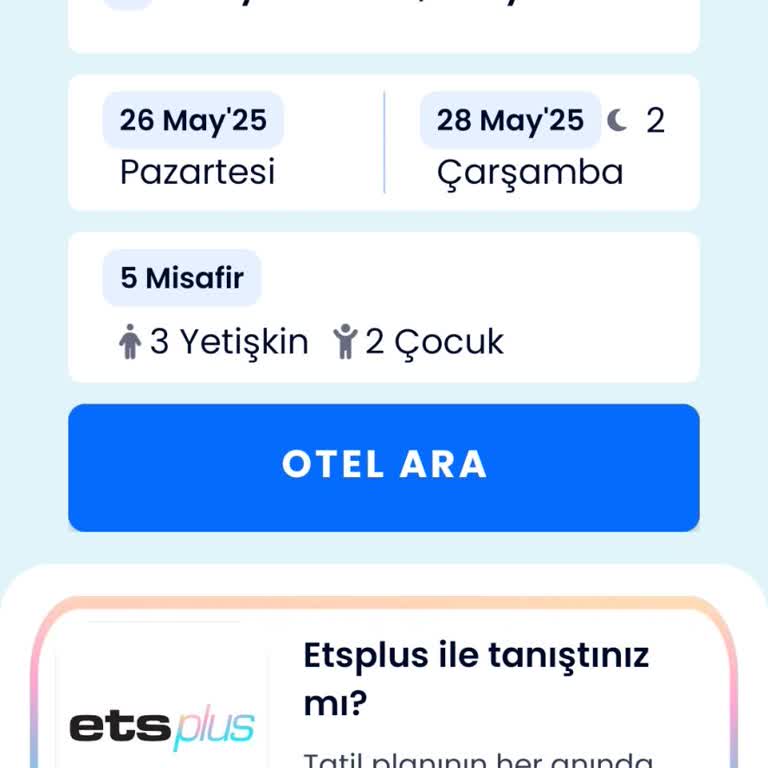ETS Tur Üzerinden Yapılan Rezervasyonda Fiyat Farkı Sorunu