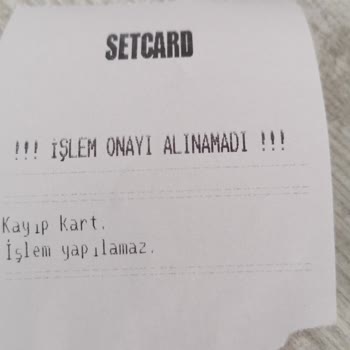 Setcard Desteği Ani Kesildi, Kasada Mağdur Edildim