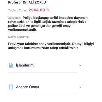 Geçmiş Hastalık Gerekçesiyle Haksız Sigorta Reddi