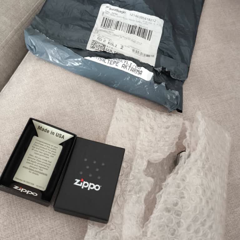 Sipariş Verilen Zippo Çakmak Kargodan Eksik Çıktı, Mağduriyet Giderilmiyor
