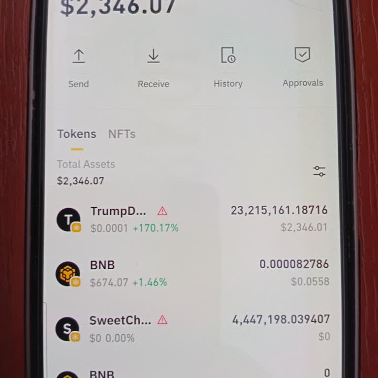 Binance Hesabımda Görünen Tokenlerimi Satamıyorum
