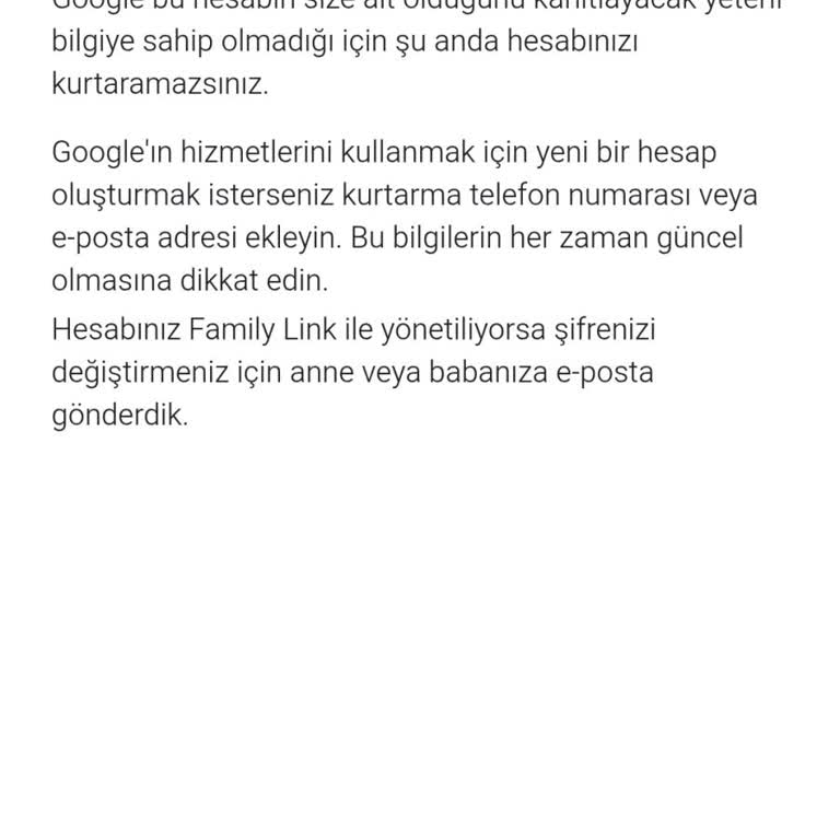 Google Hesabıma Erişemiyorum, Önemli Bilgilerim Riskte