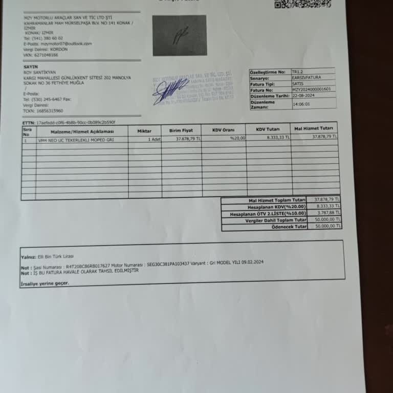 Volta Vm4 Aracımın Bakımında Yapılan Hata Mağduriyetimi Artırdı