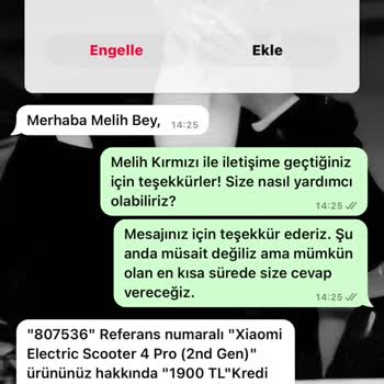 Xiaomi Scooterımın Garanti Sorunu Ve Servis Mağduriyeti