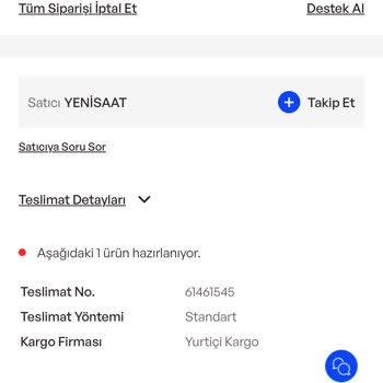 Siparişimin Hazırlanma Süresi Uzadı, Müşteri Hizmetleri Yetersiz Kaldı