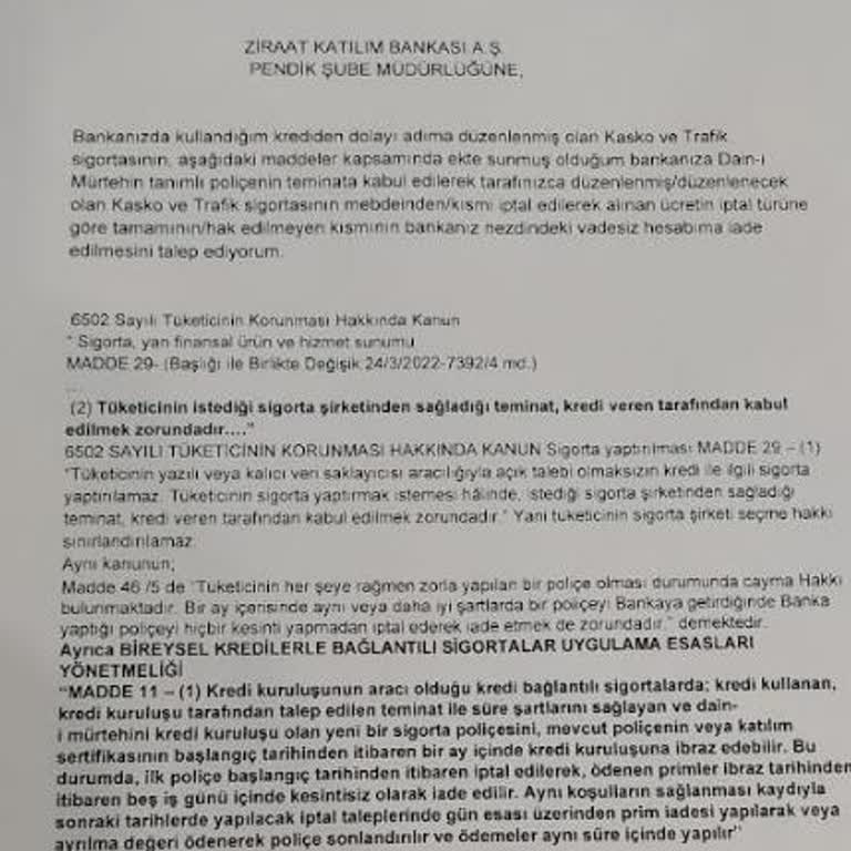 Onaysız Kasko Poliçesi Oluşturuldu