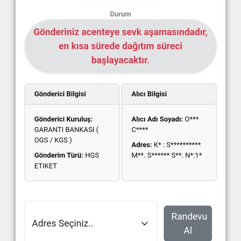 Kuryenet Sefaköy Şubesinde HGS Teslimatında Gecikme Ve Bilgi Eksikliği