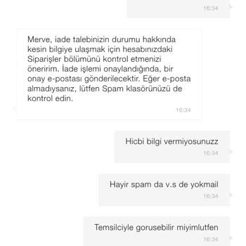 İade Ücretim Bankaya Yatmadı Ve Müşteri Hizmeti Yanıtsız Kaldı