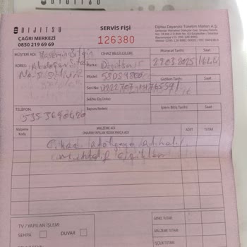 Dijitsu Televizyonun Ekran Arızası Ve Uzayan Servis Süreci Sonucu Mağduriyet