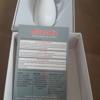 Microskin Ems Yüz Masaj Aleti Kısa Sürede Bozuldu Muhatap Bulamıyorum
