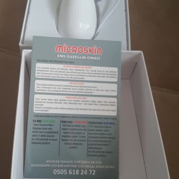 Microskin Ems Yüz Masaj Aleti Kısa Sürede Bozuldu Muhatap Bulamıyorum