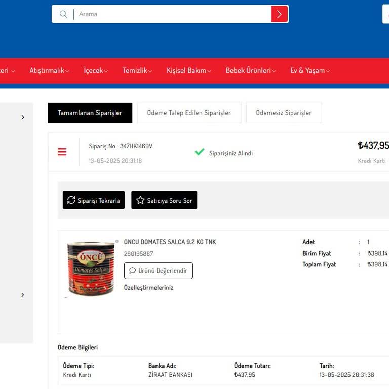 Siparişim Teslim Edilmedi, Firmadan Hiçbir Dönüş Alamadım