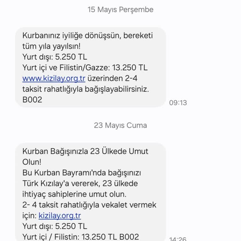 Türk Kızılay İzinsiz Mesajlar Ve Engellenemeyen Para Talepleriyle Özel Hayat İhlali