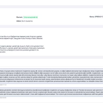 Trendyol Haksız Satış Kapatması Ve Müşteri Temsilcisi İlgisizliği