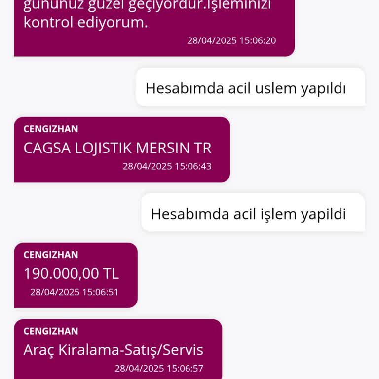 Bilgim Dışında Hesabımdan İşlem Yapıldı, Mağduriyetim Giderilmiyor