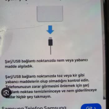 Samsung S24 Plus'ta Güncelleme Sonrası Nem Algılandı Hatası