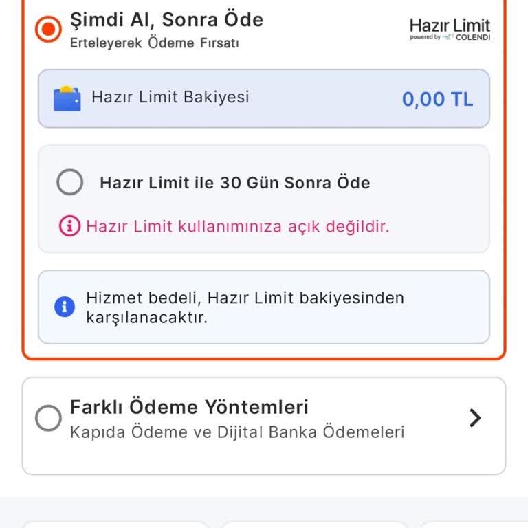 Hazır Limit Ödememe Rağmen Tekrar Açılmadı Ve Yanıltıcı Bilgilendirme