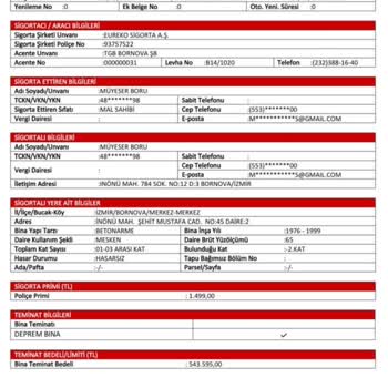 İZSU Abonelik Ve DASK Ücretlerinin Yüksekliği Hakkında Şikayet