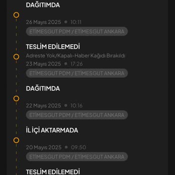 PTT Kargo Teslimatında Süreç Uzadı, Kartım Hâlâ Elime Ulaşmadı
