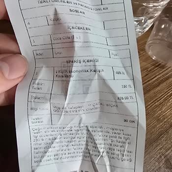 Siparişin Bildirimsiz İptali Ve Yetersiz Menü Deneyimi